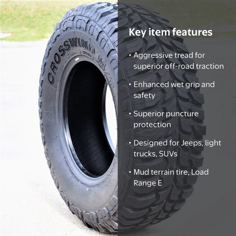 Crosswind M T Mud Terrain LT265/70R17 121/118Q E Light Truck Tire