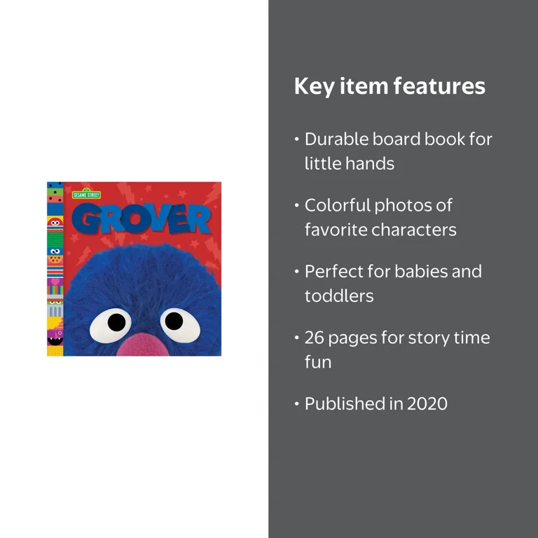 Sesame Street Friends Grover (Sesame Street Friends), (Board Book