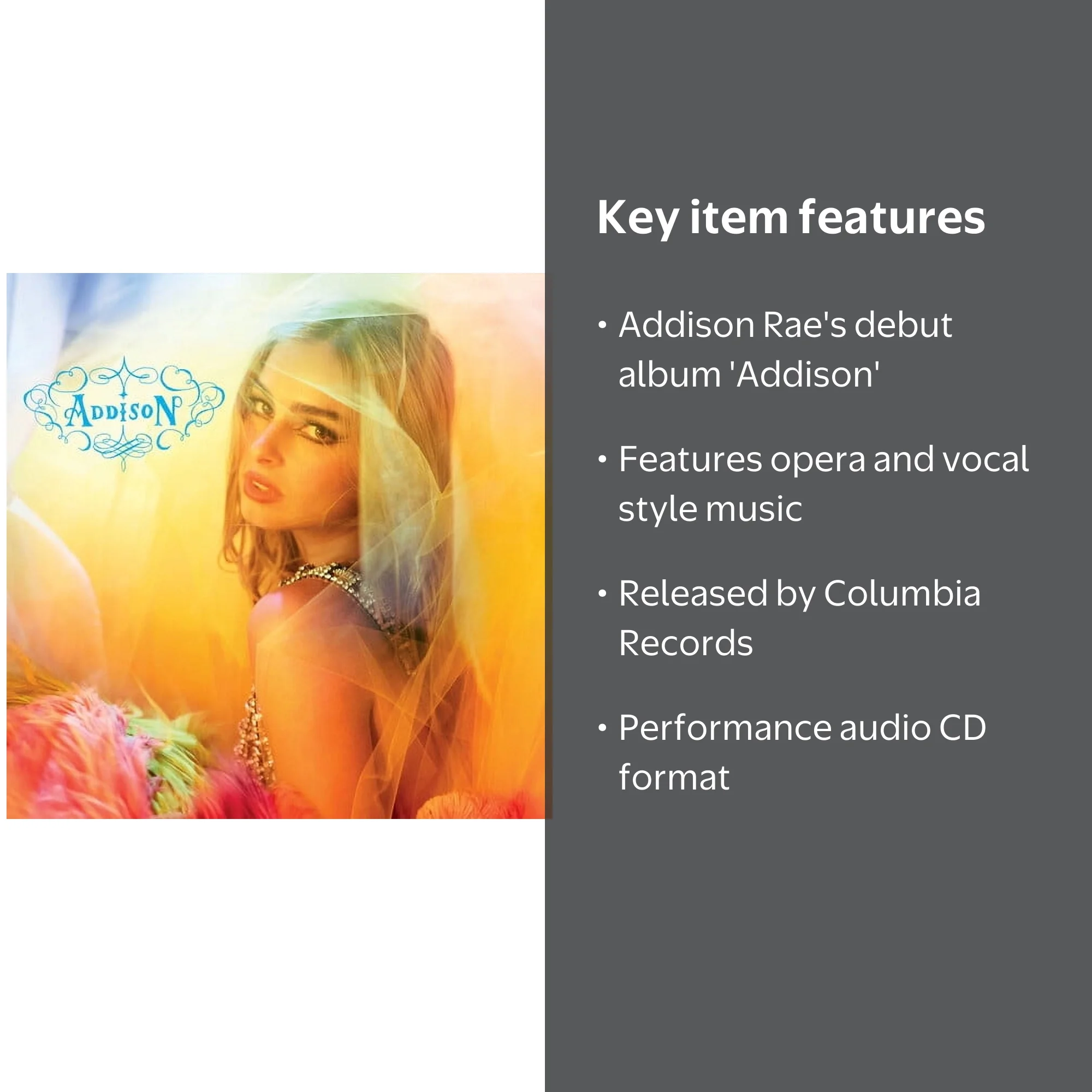 Addison Rae - Addison - Music & Performance - CD - Walmart.com