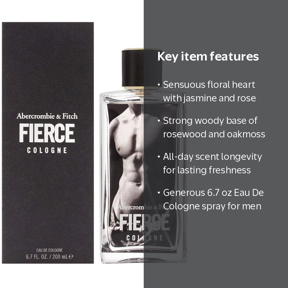 アバクロ 香水 200ml Abercrombie&Fitch FIERCE Fierce by Abercrombie & Fitch, 6.7 oz Eau De Cologne Spray for Men
