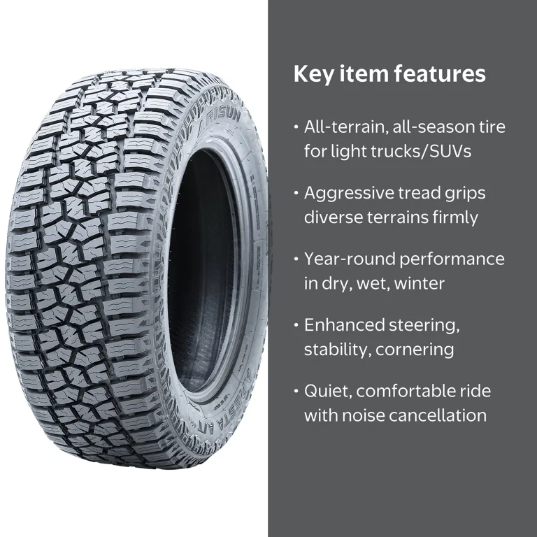 Arisun Aresta A/T ZG06 Tire, 285/60R18 116T, All Terrain, All