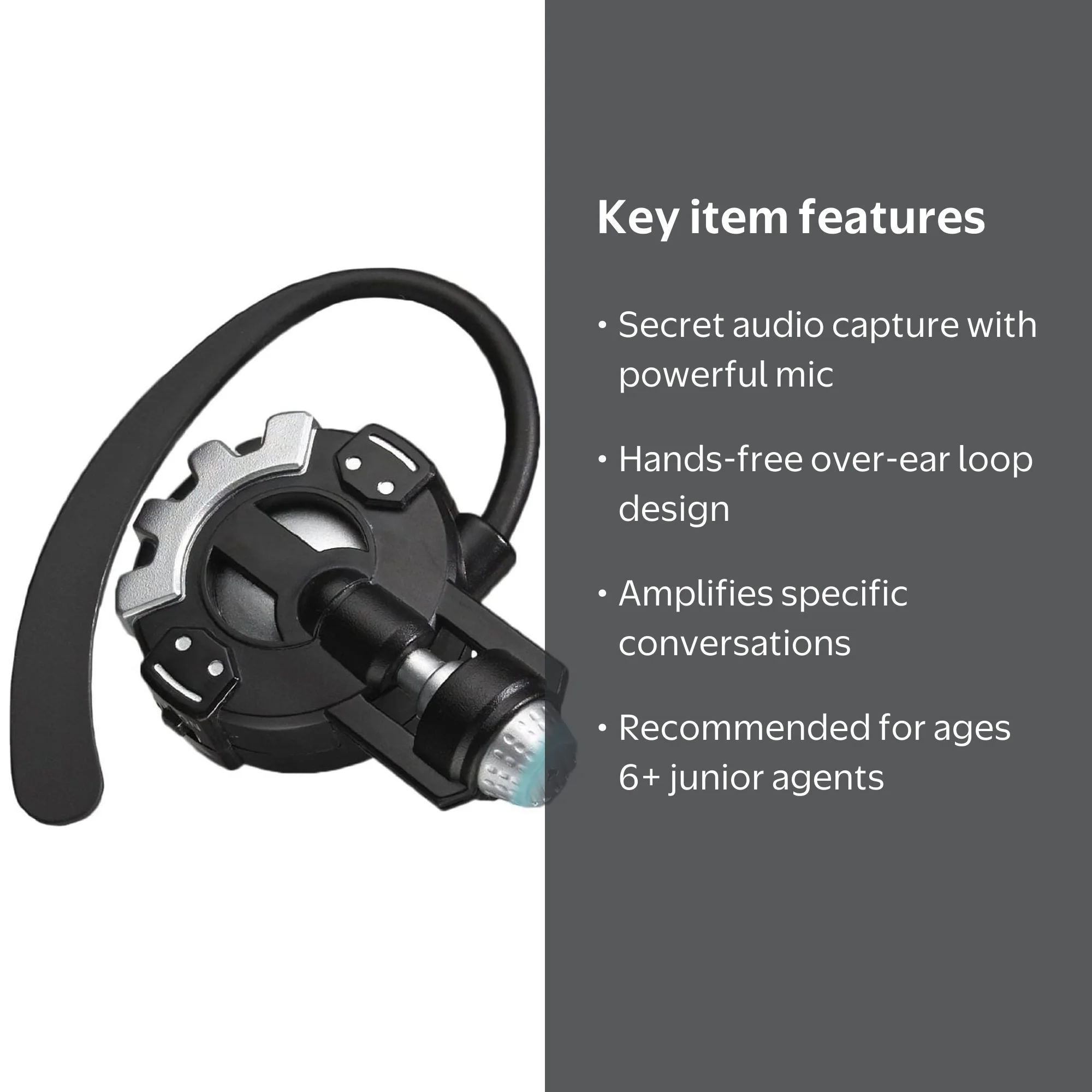 SpyX / Micro Sonic Listener - Spy Toy Listening Device with Over