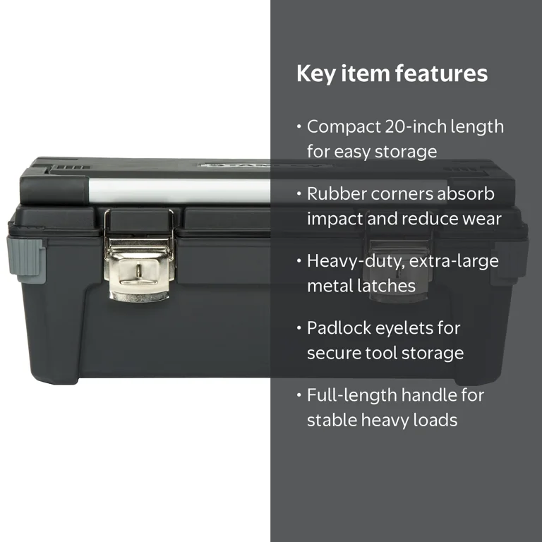 STANLEY 020300R 20-Inch Professional Tool Box - Walmart.com