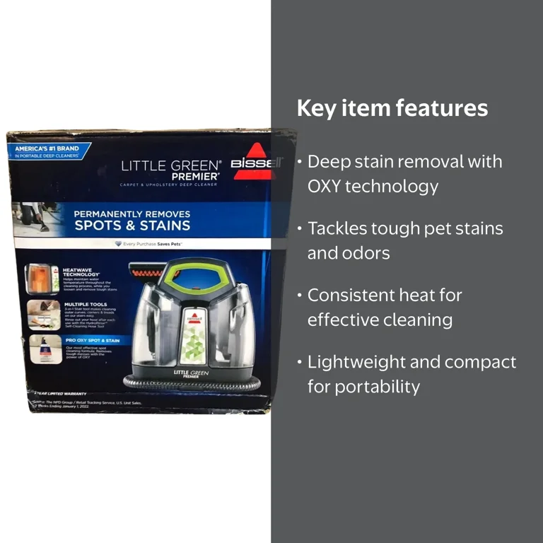 Bissell Little Green ProHeat Portable MultiPurpose Auto Deep