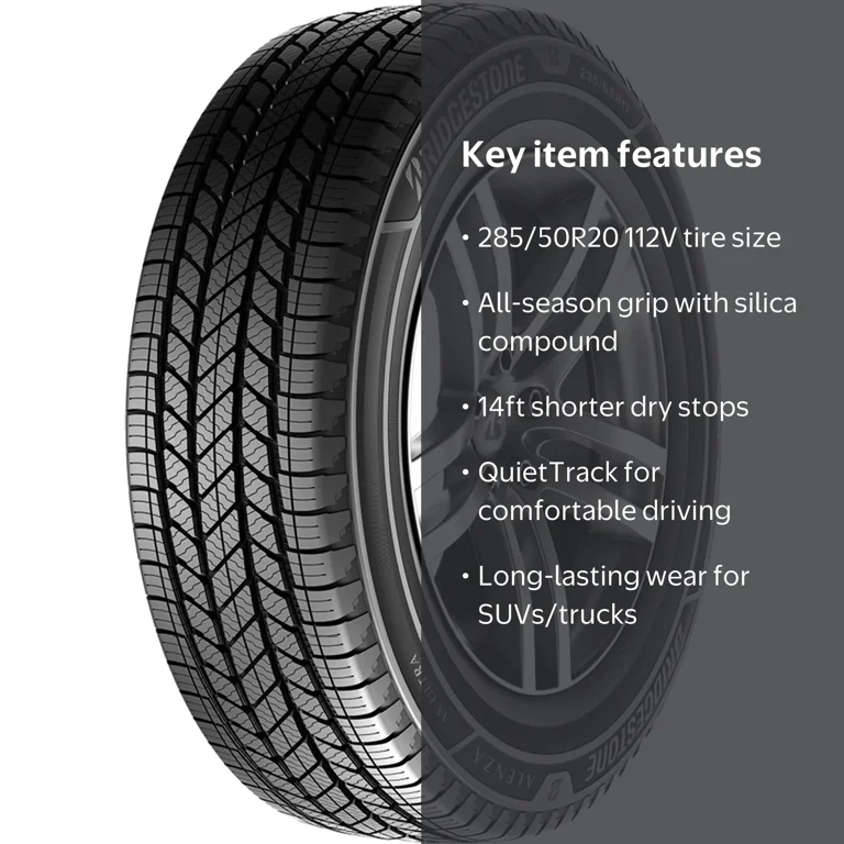 Bridgestone, Alenza A S Ultra All Season Tire, 285/50R20 112V