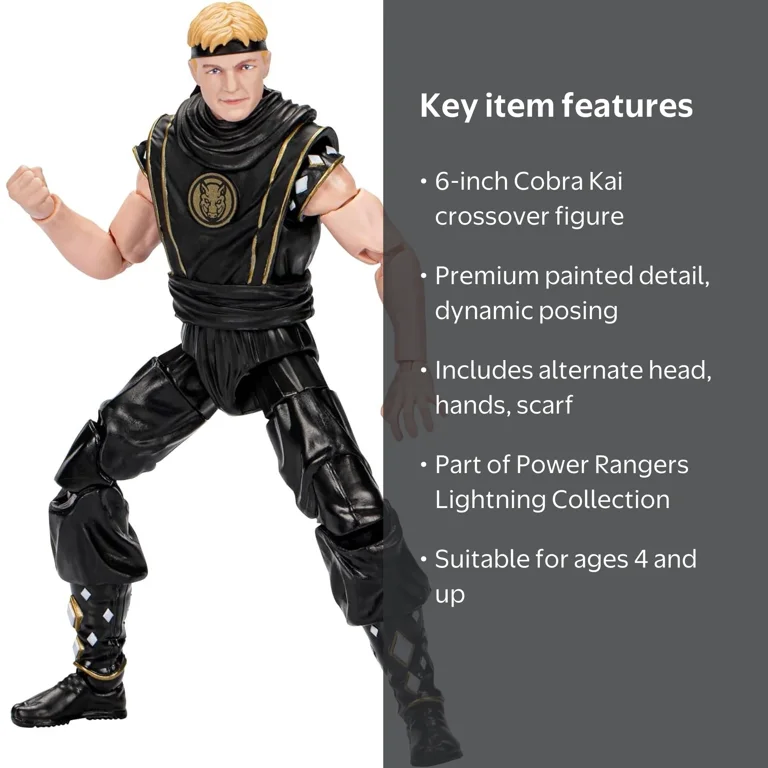 Hasbro Power Rangers Mighty Morphin X Cobra Kai Morphed Johnny