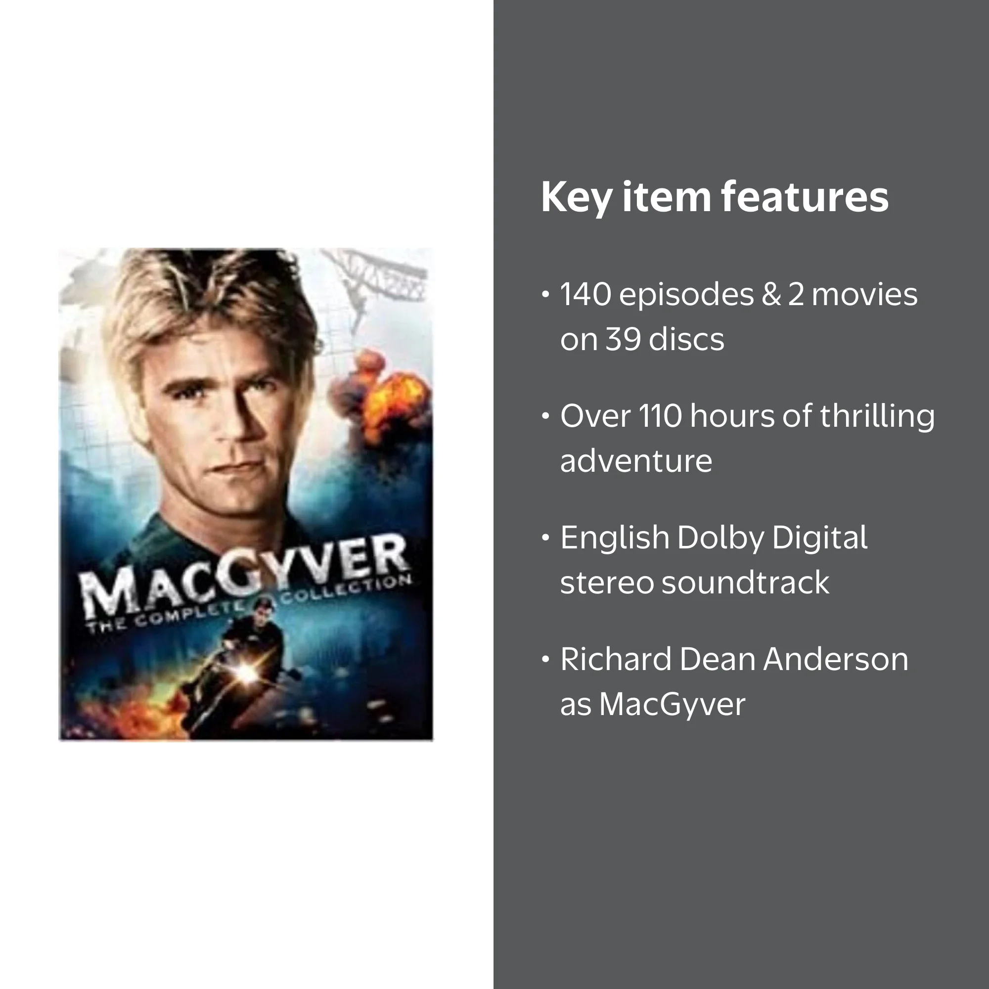 【中古】「非常に良い」Macgyver: Complete Series/ [DVD] [Import] Macgyver: Complete Series/ [DVD] [Import](中古品) 【公式通販】