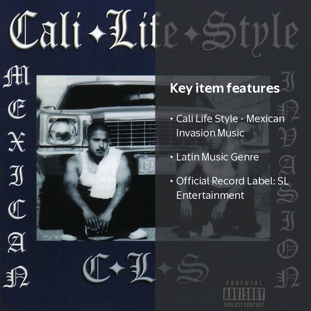 洋楽 CALI LIFE STYLE/MEXICAN INVASION k2-_daa03945-0b7d-407b-a372-