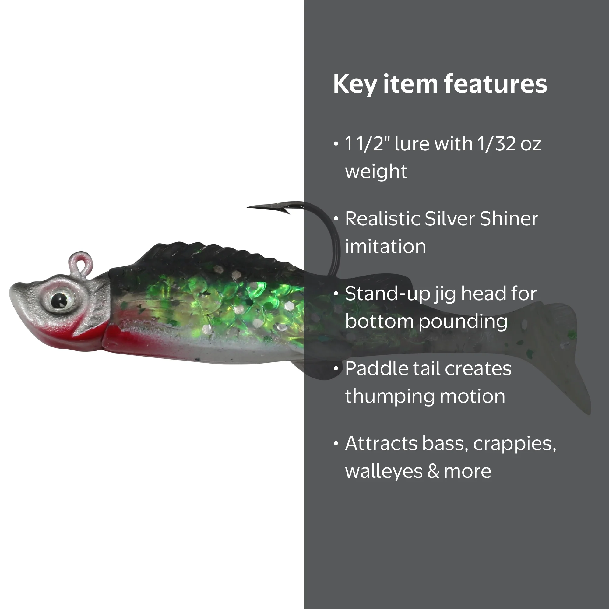best bottom fishing lure shinners Gold Shiner The Mimic Minnow Shad is a miniature swim bait that features a lifelike Baitfish Best Freshwater Lures for Bass,