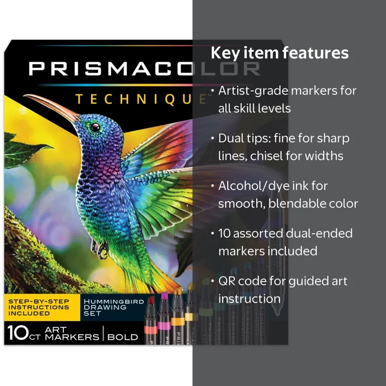 Prismacolor Technique Double-Ended Art Markers, Drawing Tutorials