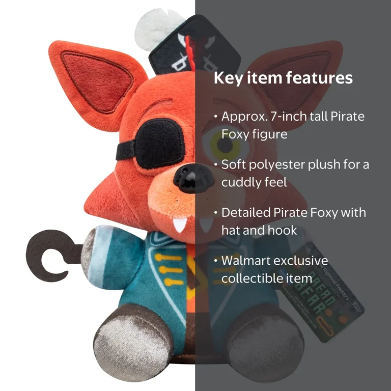 Funko, Plush, Curse of Dreadbear Captain Foxy 7