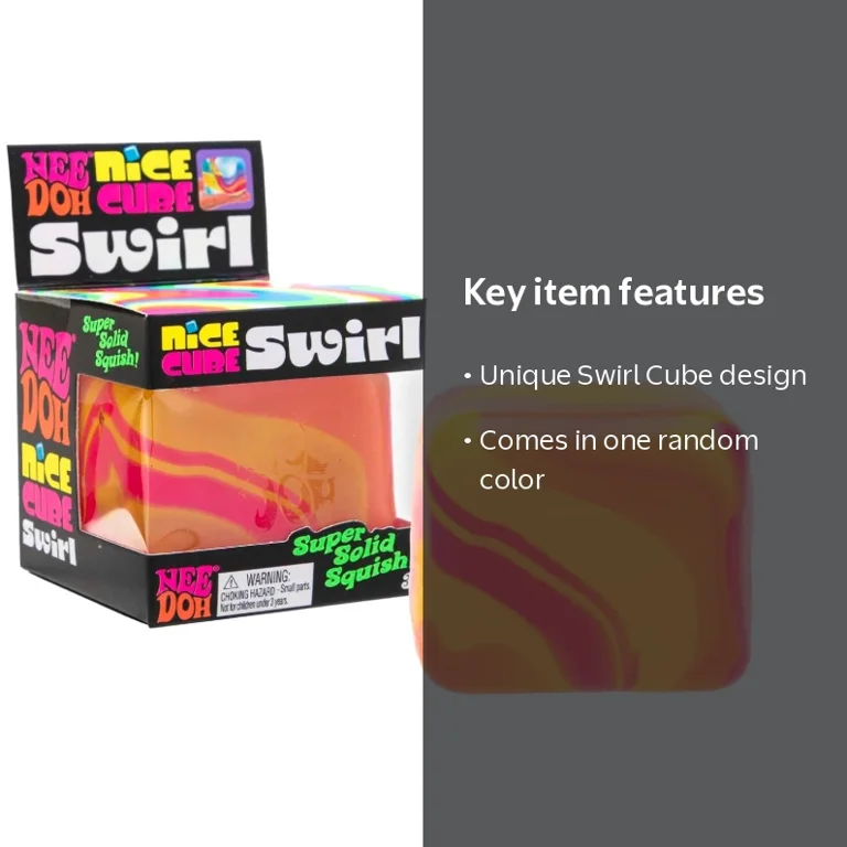 Nee Doh Swirl Nice Cube ,1 RANDOM COLOR - Walmart.com