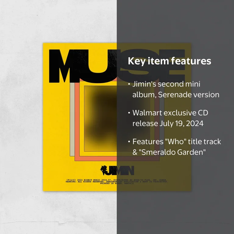 Bighit Music, Jimin - MUSE Serenade Version CD, Walmart Exclusive