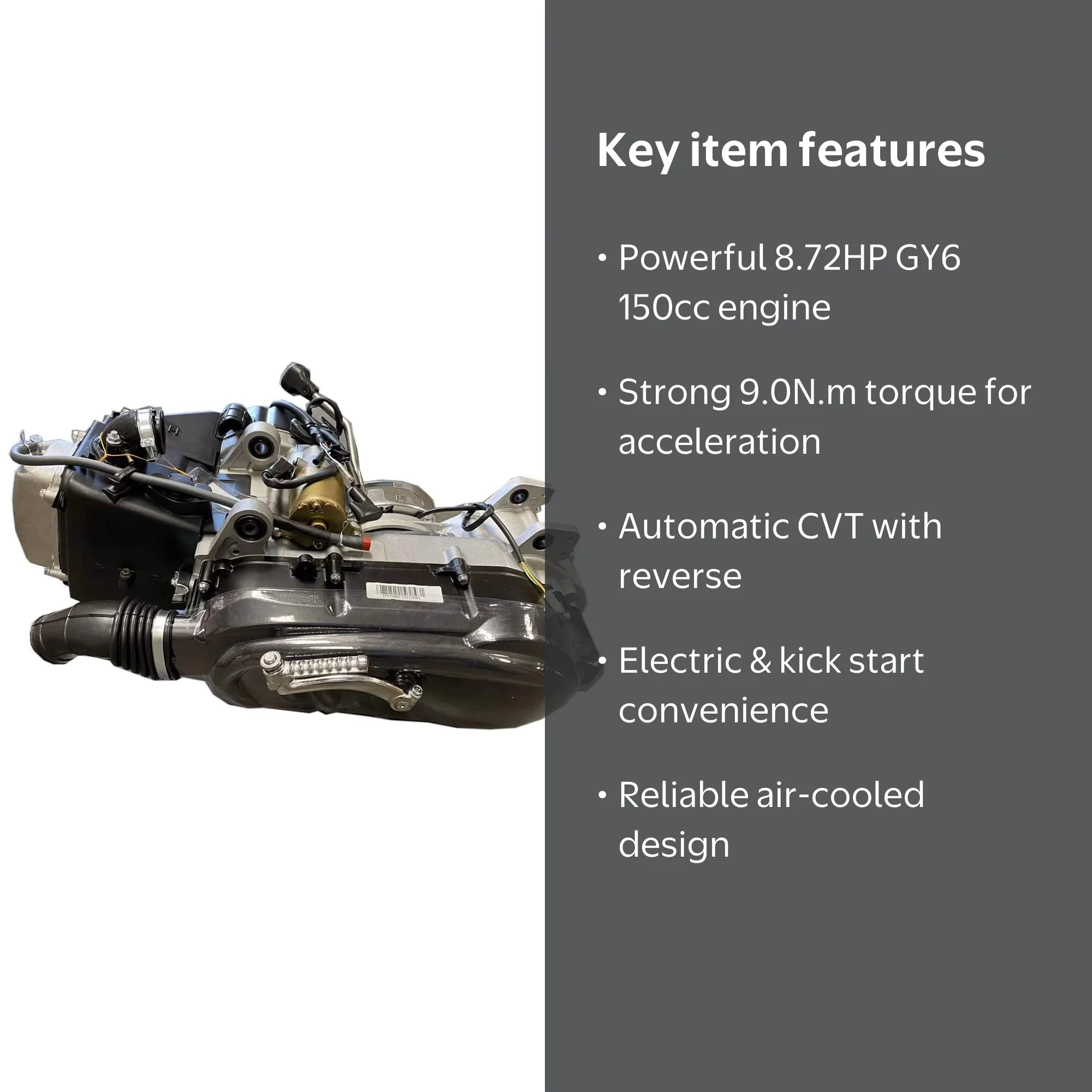 X-PRO 150cc Short Case 4-stroke GY6 Engine Motor Automatic