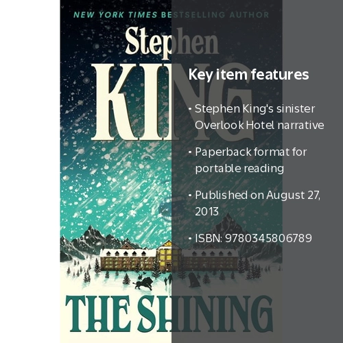 Stephen King, The Shining, Paperback, 9780345806789 - Walmart.com