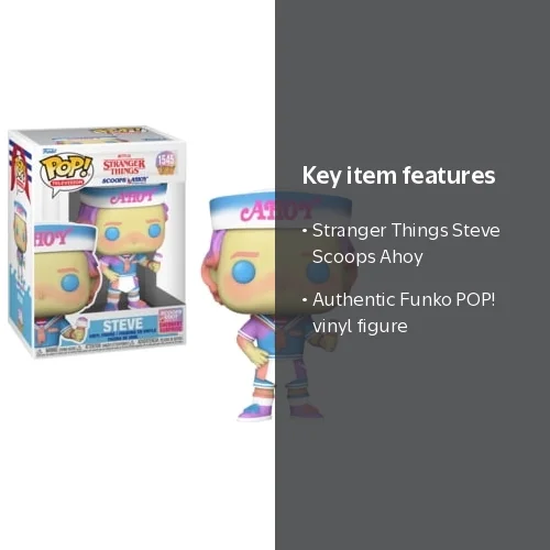 POP TV: Stranger Things - Steve Scoops Ahoy - Walmart.com