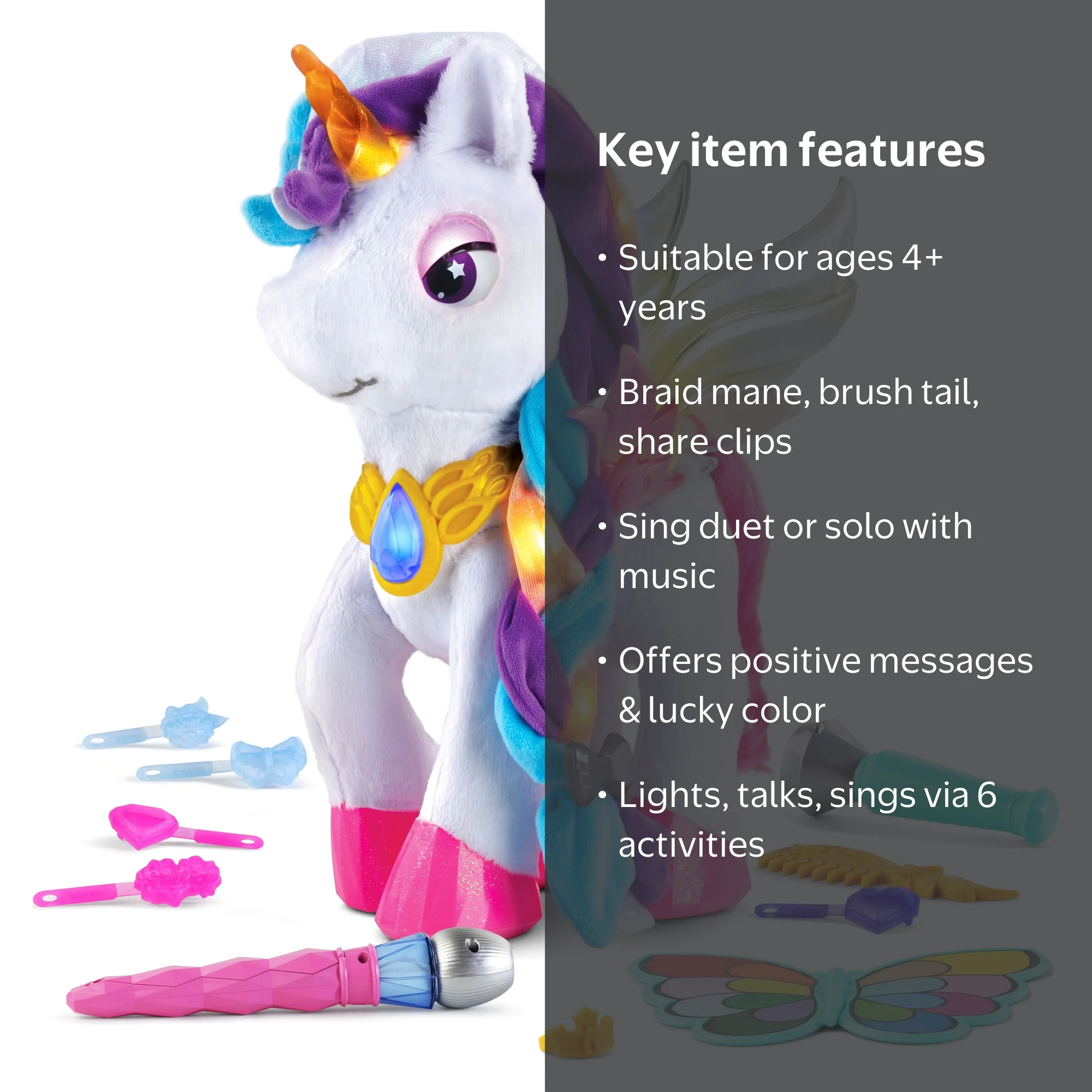VTech Myla the Magical Unicorn - Bright, Interactive, Talking