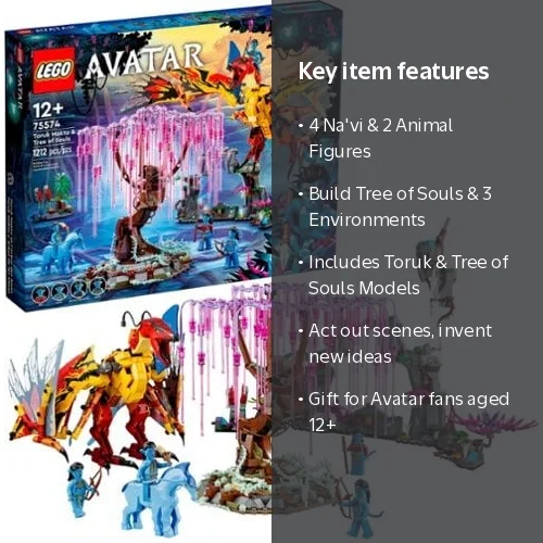 LEGO, Building Set, 75574, Avatar Toruk Makto and the Tree of