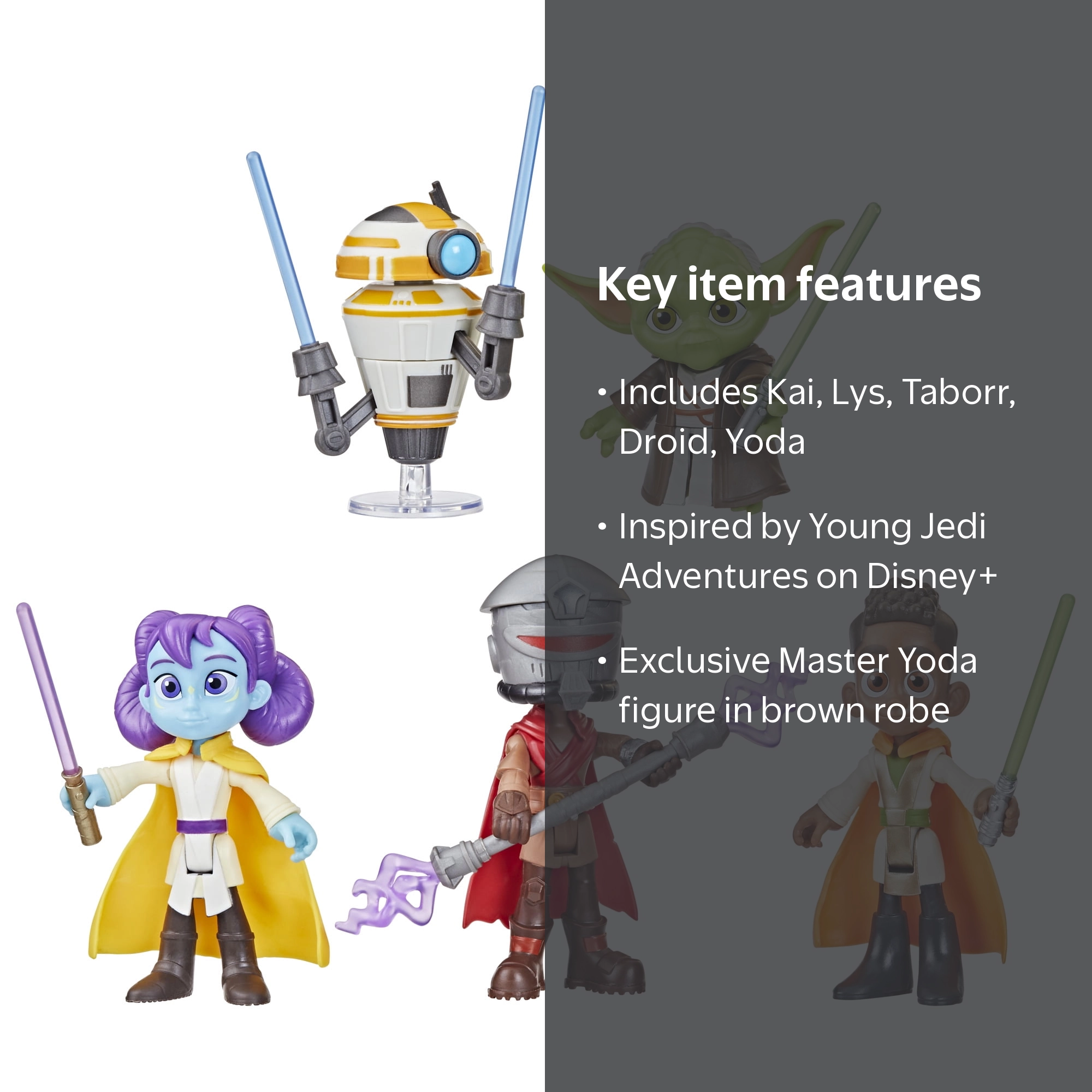 Star Wars Young Jedi Adventures Action Figures, Jedi Showdown 5