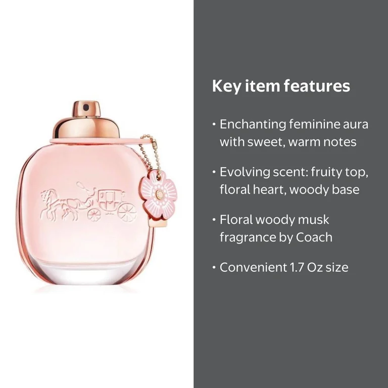 Coach, Floral Eau De Parfum, 1.7 Oz, Perfume For Women - Walmart.com