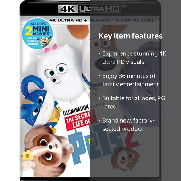 The Secret Life of Pets 2 (4K Ultra HD) [UHD] - Walmart.com
