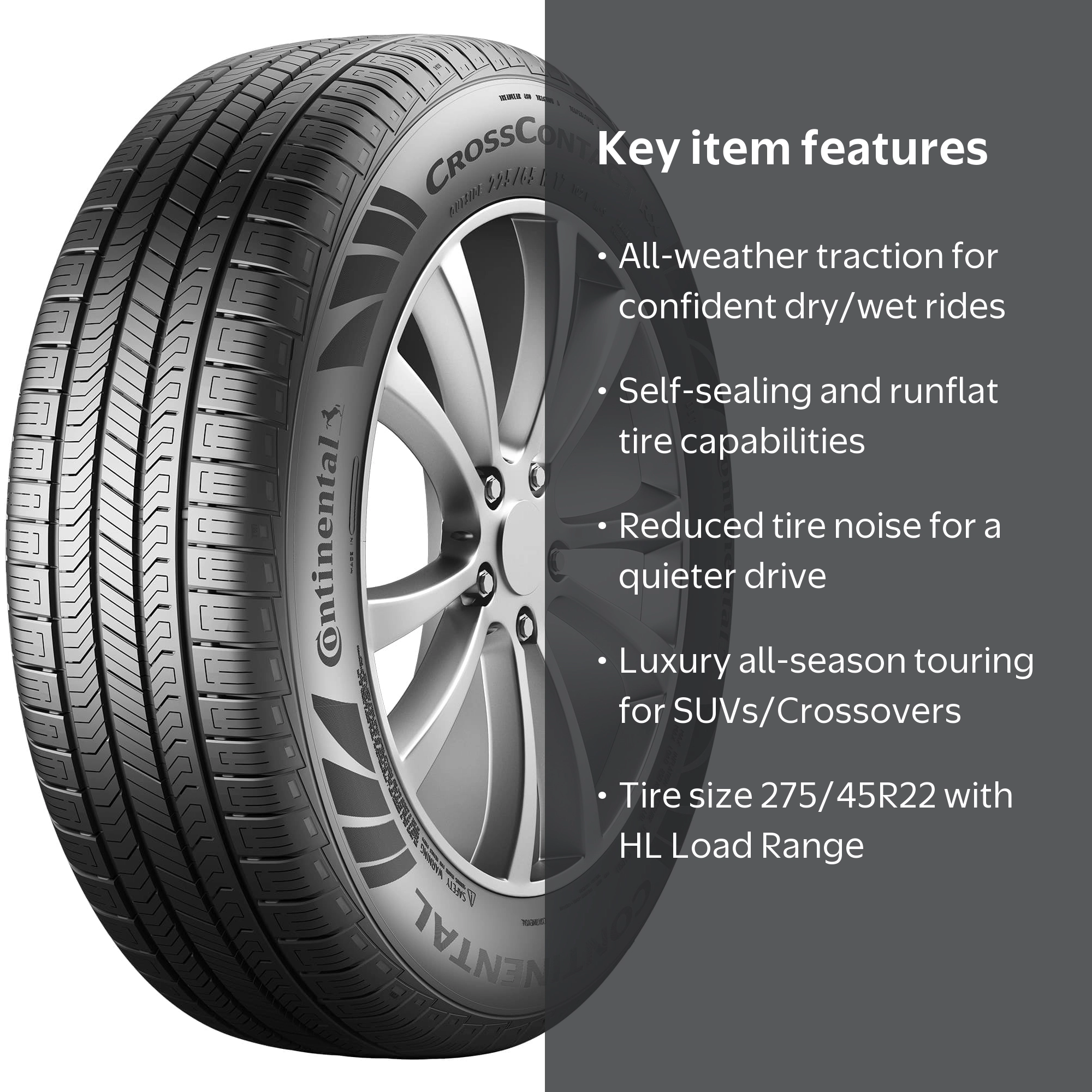 Continental CrossContact RX All Season 275/45R22 115W XL Luxury