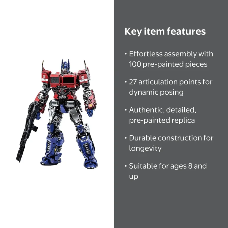 Transformers Bumblebee Optimus Prime Figure Model Kit