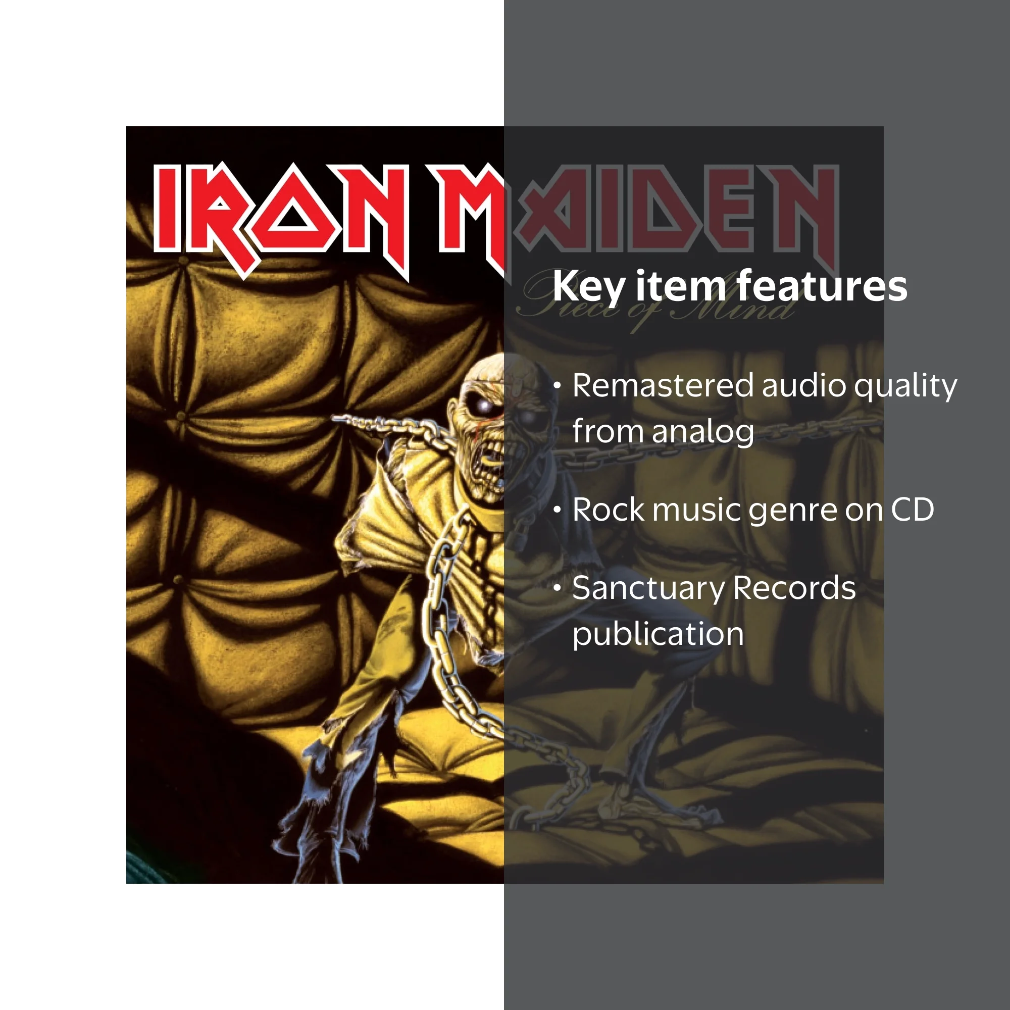 Iron Maiden - Piece Of Mind [COMPACT DISCS] Sanctuary Records