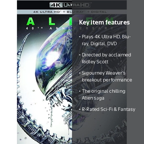 20th Century Fox Alien (4K Ultra HD + Blu-ray + DVD), Sci-Fi