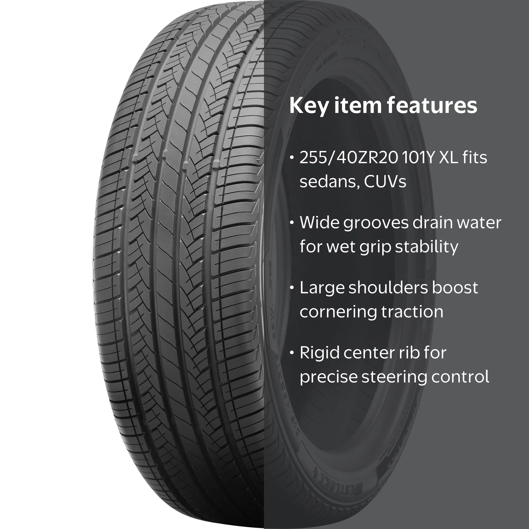 Westlake SA07 Sport All Season 255/40ZR20 101Y XL Passenger Tire