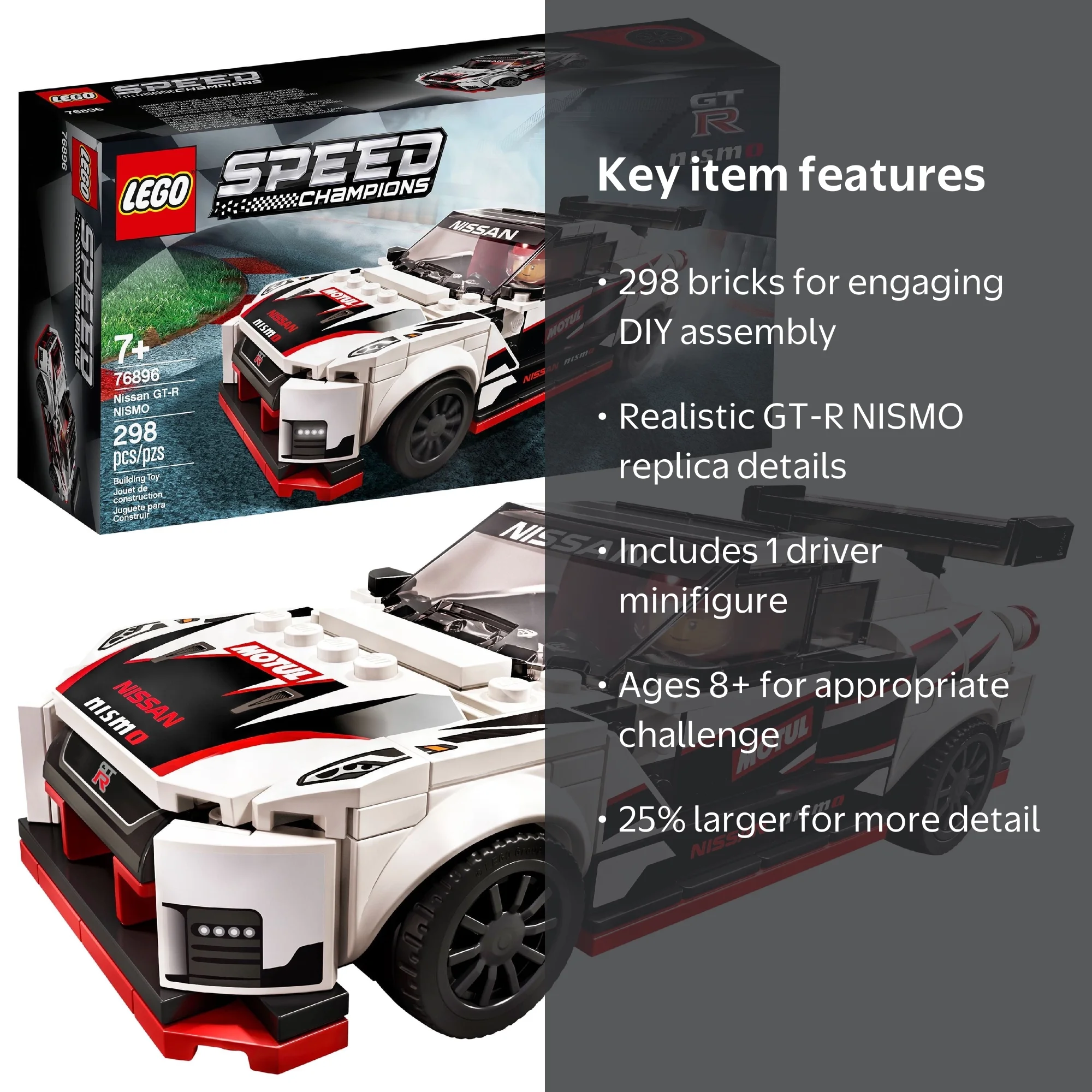 LEGO, Speed Champions 2019 2 76896, 2 in Set with Included