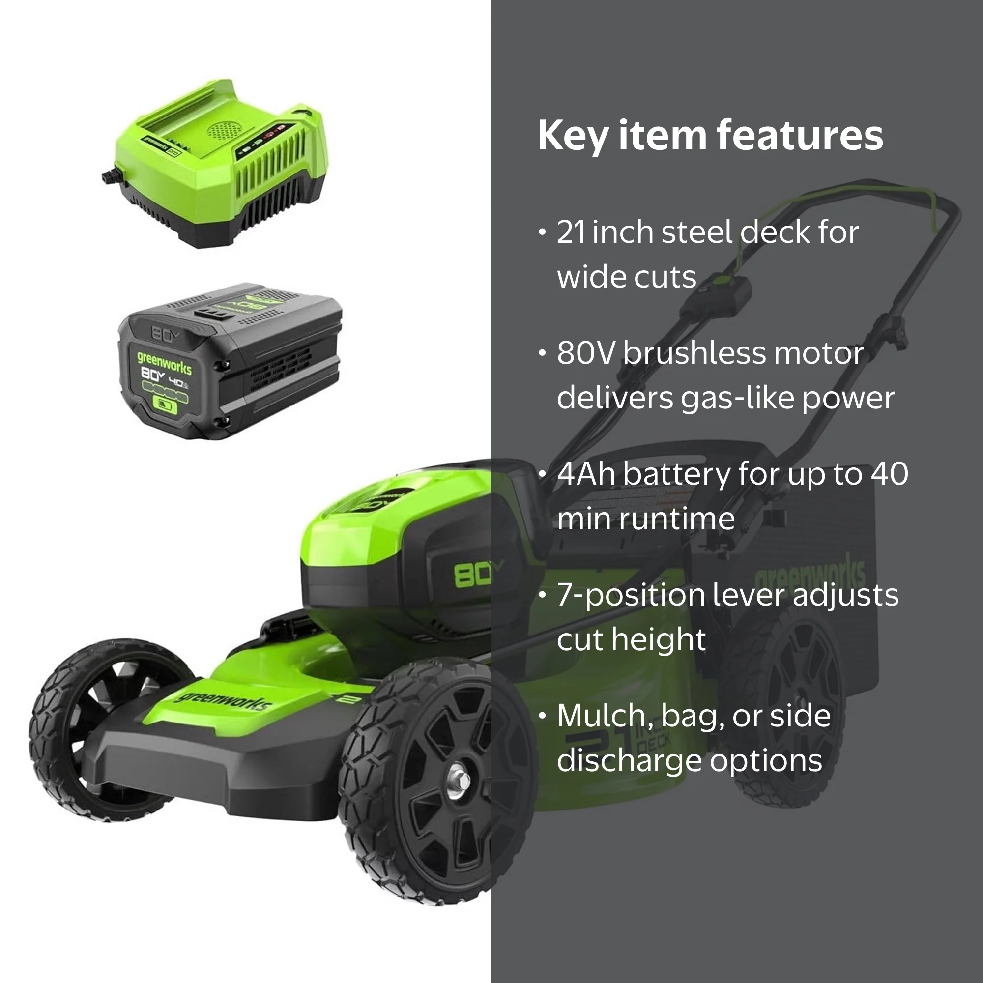 Greenworks 80V 21