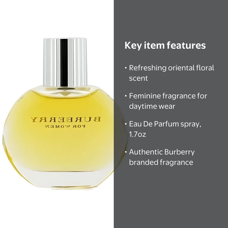 Burberry Eau De Parfum Spray for Women, 1.7 Ounce - Walmart.com