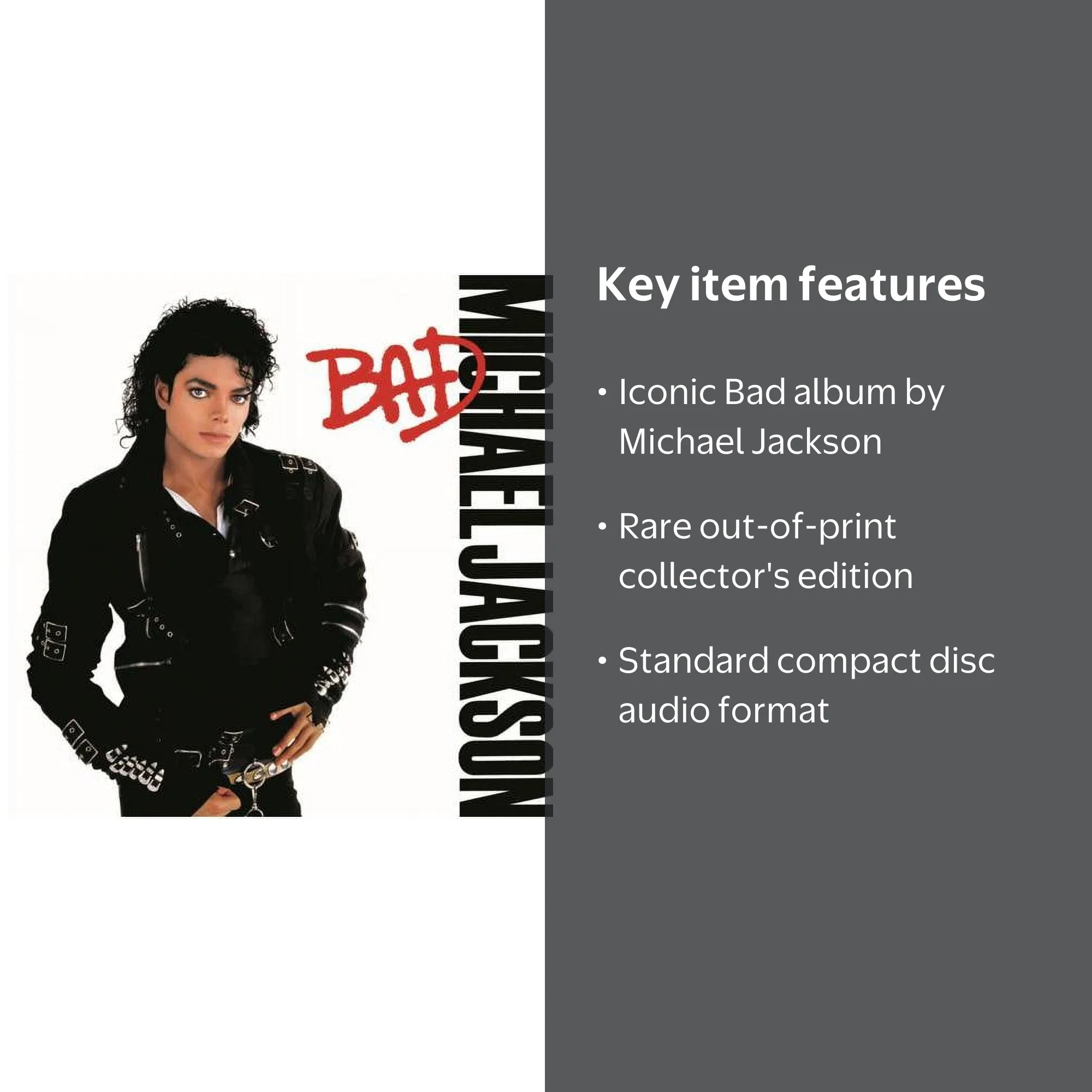 Michael Jackson - Bad (CD) - Walmart.com