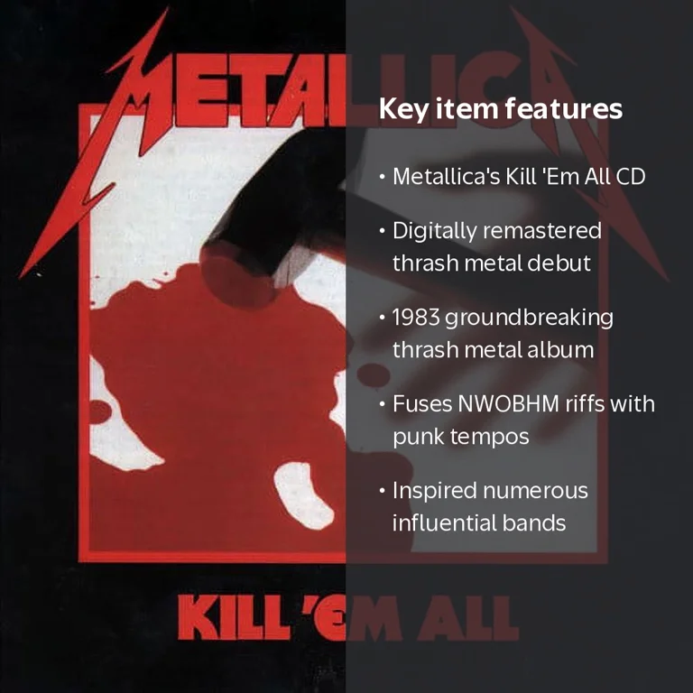Metallica - Kill Em All - Music & Performance - CD - Walmart.com