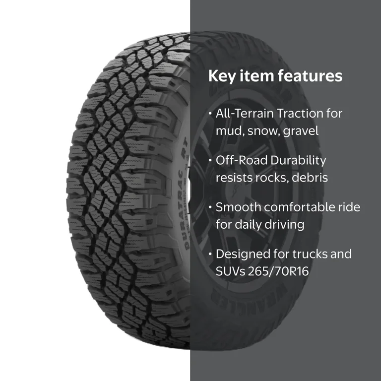 Goodyear, Light Truck Tire, Rugged Terrain, 265/70R16, XL
