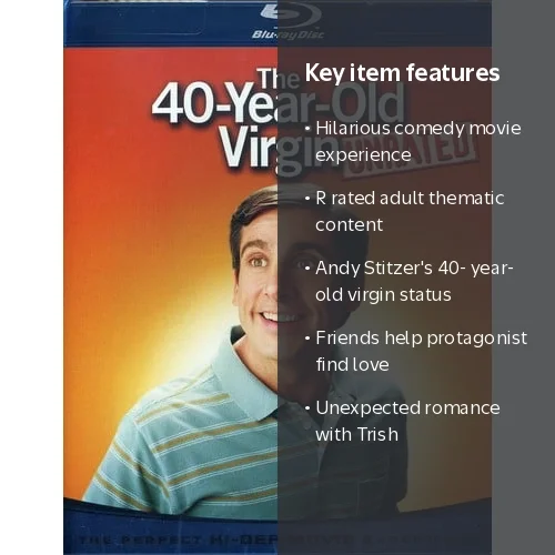 Universal Studios' The 40 Year Old Virgin (Unrated) Blu-ray