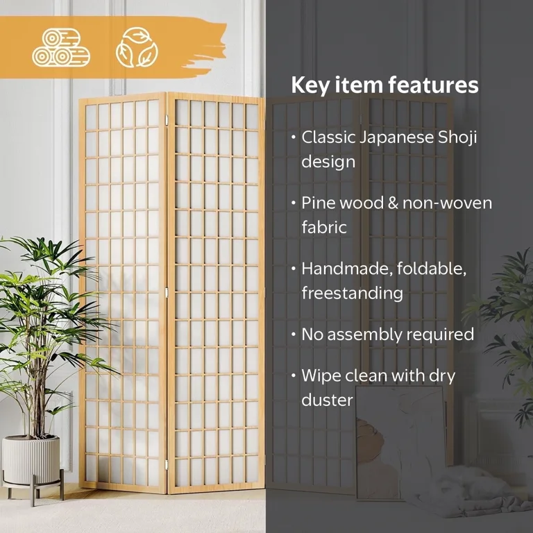 dressing screen 4 Panel Wood Room Dividers and Folding Privacy Screens, 6 Ft Tall 6 Ft Wide Room Partitions and Dividers, Classroom Dividers for Room Separation : Home & Kitchen this acrylic screen is a must 10 DIY Room Dividers Perfect