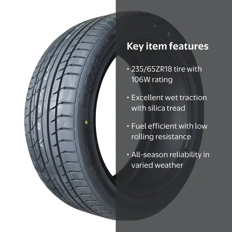 Accelera, Passenger Tire, All Season, 235/65ZR18, Black - Walmart.com