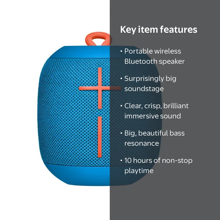 Ultimate Ears WONDERBOOM Exclusive: Portable, Wireless Bluetooth