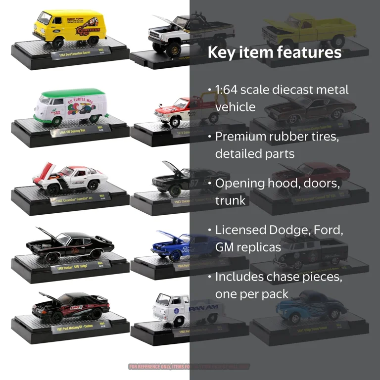 M2 Machines Series 1:64 Scale Die-Cast Toy Cars - Walmart.com