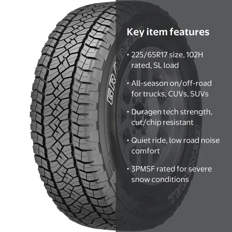 General Grabber APT All Terrain 225/65R17 102H Light Truck Tire
