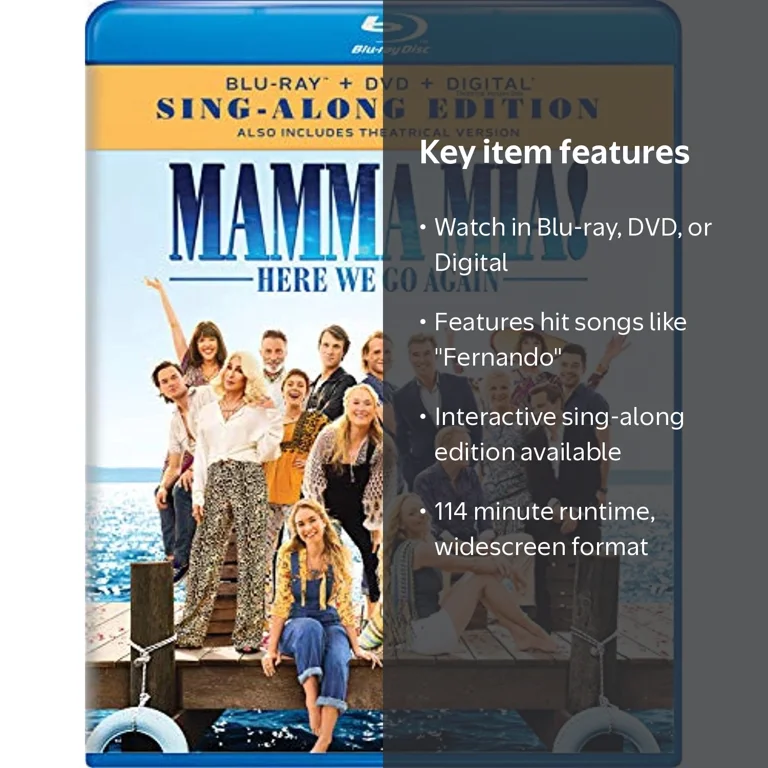 Mamma Mia! Here We Go Again (Sign-Along Edition DVD + Digital