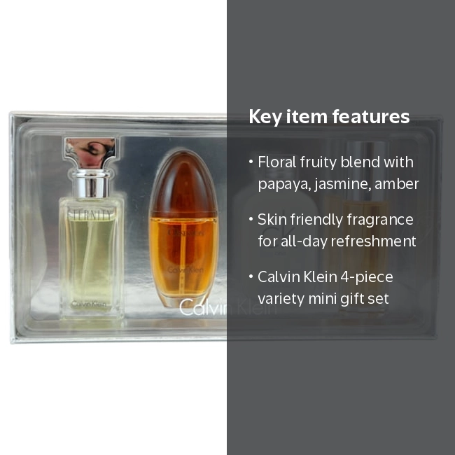Calvin Klein, Variety Fragrance Set, 0.5 oz, Floral Fruity Scent