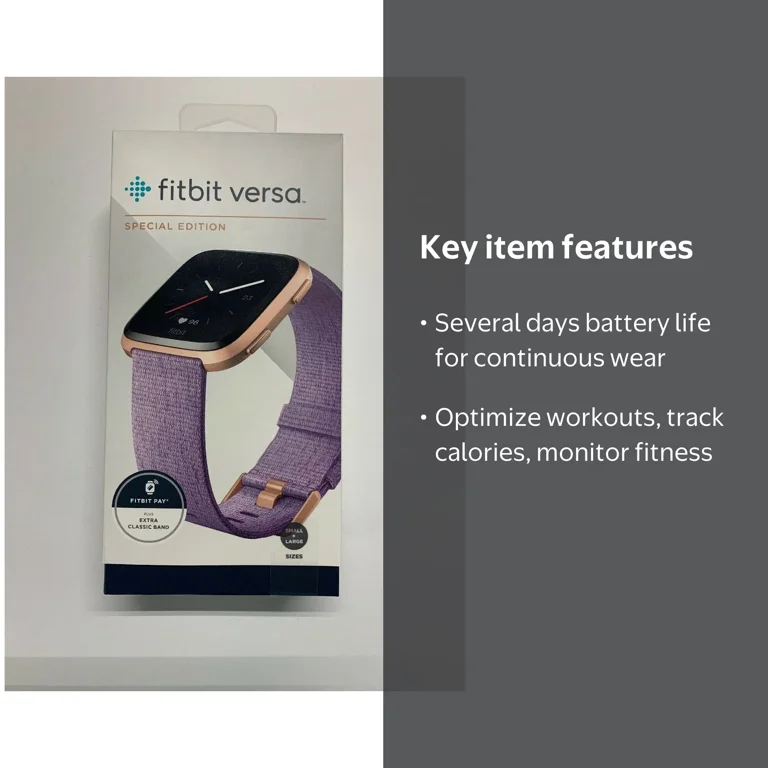 Fitbit Versa - Special Edition - rose gold - smart watch with