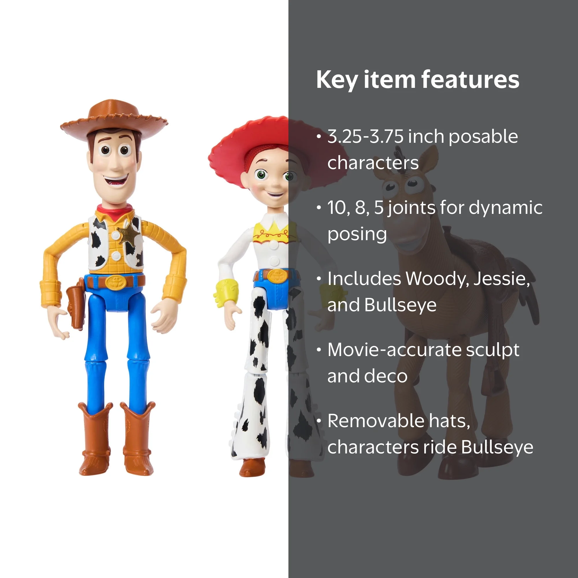 Disney Pixar Storytellers Toy Story 3pk: Woody, Jessie & Bullseye