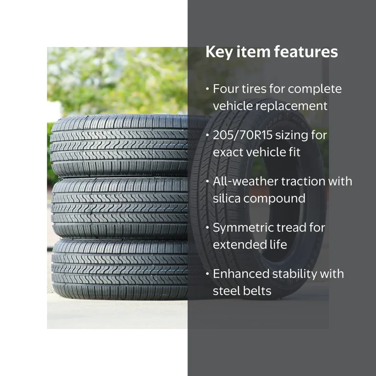 Set of 4 (FOUR) Firestone All Season 205/70R15 96T AS All Season A