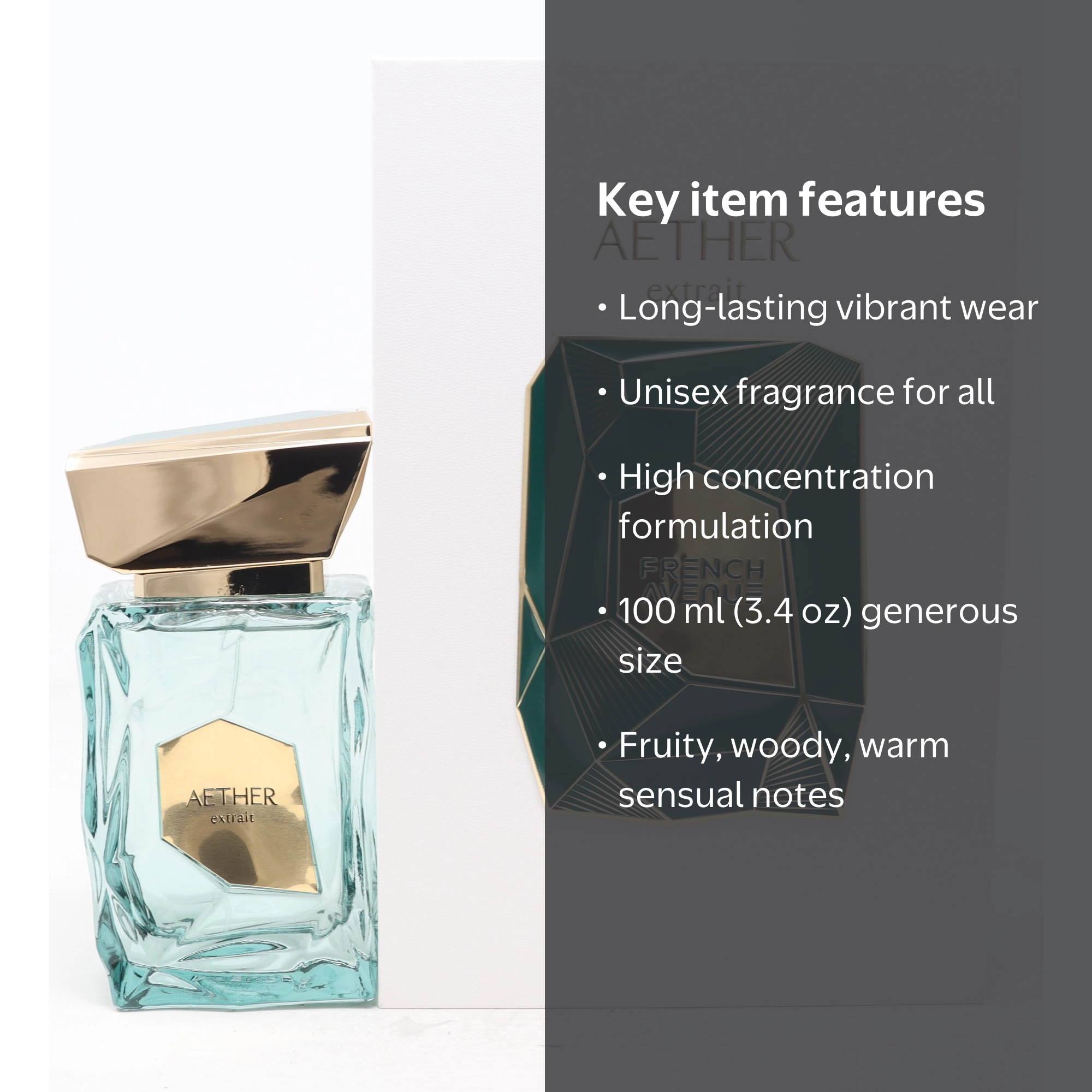French Avenue Unisex Aether Extrait de Parfum Spray, 3.4 oz