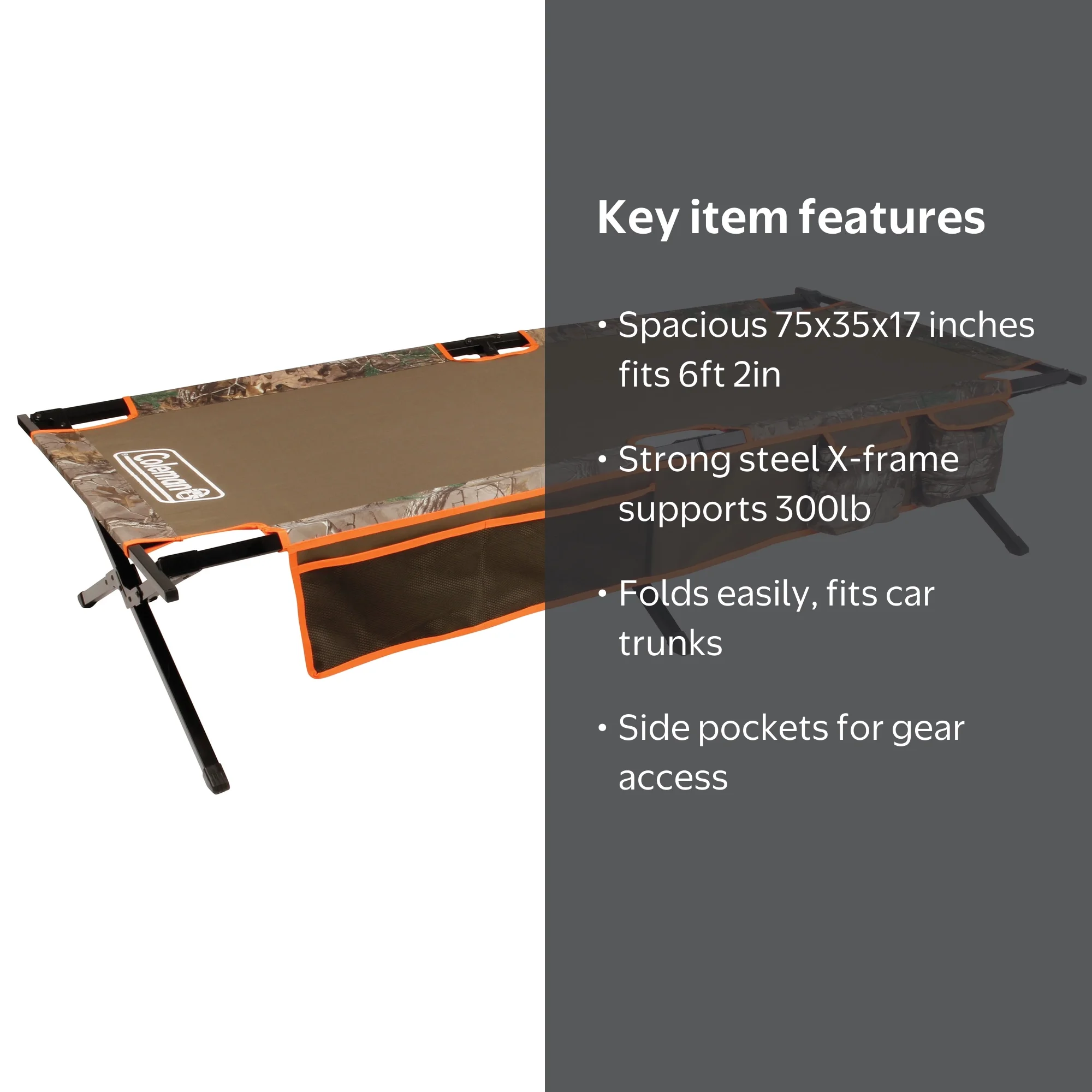 Coleman Trailhead II Camping Cot - Walmart.com