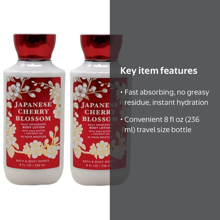 Bath & Body Works Japanese Cherry Blossom, Jasmine Scented